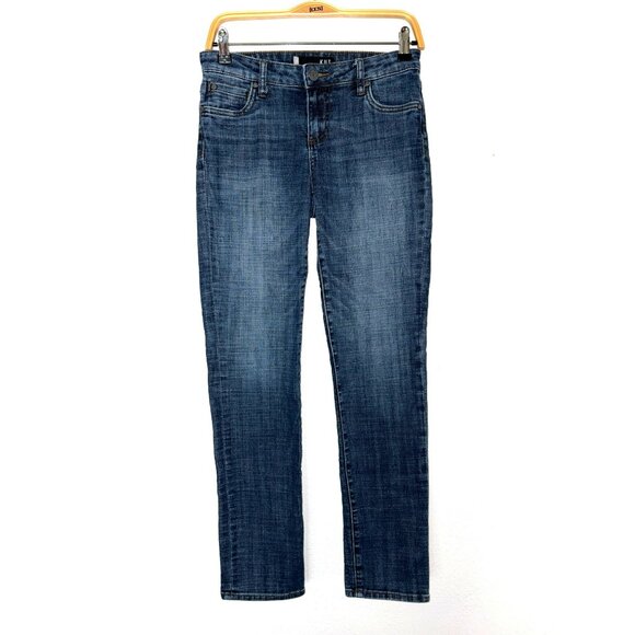 Kut From The Kloth Catherine Boyfriend Blue Denim Jeans Size 2 - Picture 1 of 10